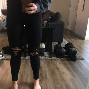 American eagle ripped skinny jeans